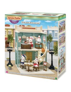 Sylvanian families town restaurant with accessories BOR6018.SYL Epoch | Futurartshop.com