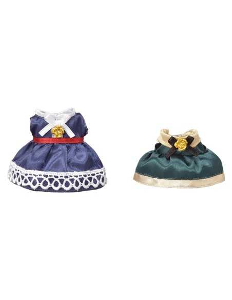Sylvanian families town set of 2 dresses blue and green BOR6021.SYL Epoch | Futurartshop.com