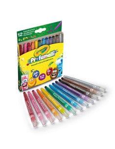 Crayola 12 pastelli a cera gira e colora i profumelli CRA52-9712 Crayola | Futurartshop.com