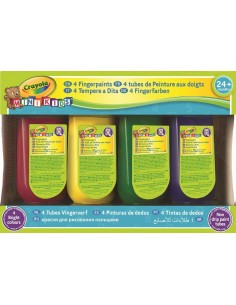 Crayola 4 tubes of tempera seised washable mini kids CRA3239 Crayola | Futurartshop.com