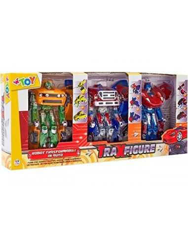 Auto traxfigure robot 1:32 blister 3 pezzi GLO37047 Globo | Futurartshop.com