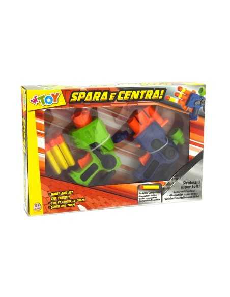 Pistola spara dardi 2 pezzi con 6 proiettili GLO37566 Globo | Futurartshop.com