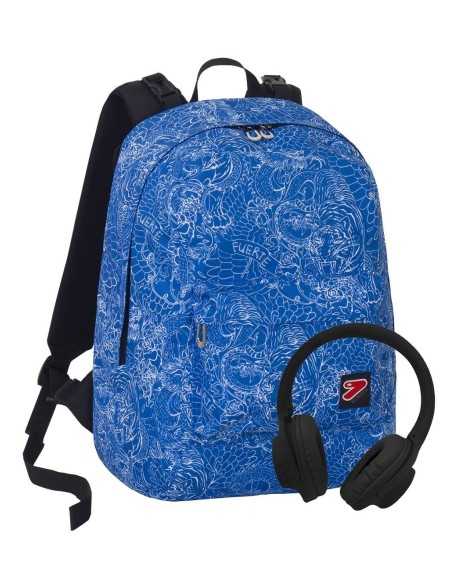 Zaino reversibile The double whiz con cuffie SEV201001862-550 Seven | Futurartshop.com