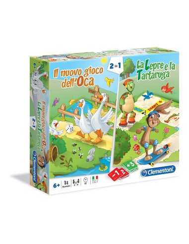 Il nuovo gioco dell'oca e la lepre e la tartaruga CLE16065 Clementoni | Futurartshop.com