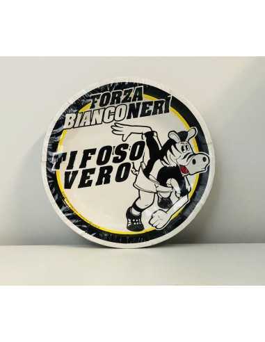 Piattino in carta Juventus 18 cm 164161 Cartorama | Futurartshop.com