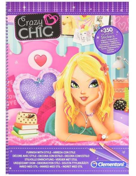 Album Crazy Chic Decorate with style CLE15932 Clementoni | Futurartshop.com