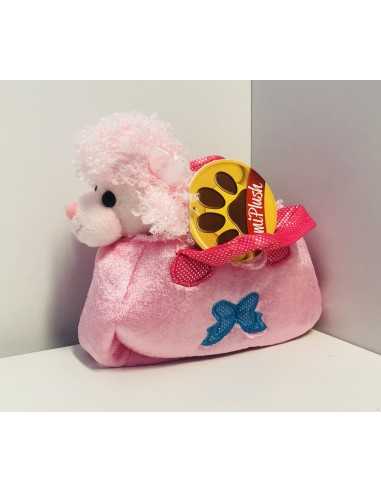 Plush puppy dog purse pink 17 cm GIORDF50594 Giochi Preziosi | Futurartshop.com