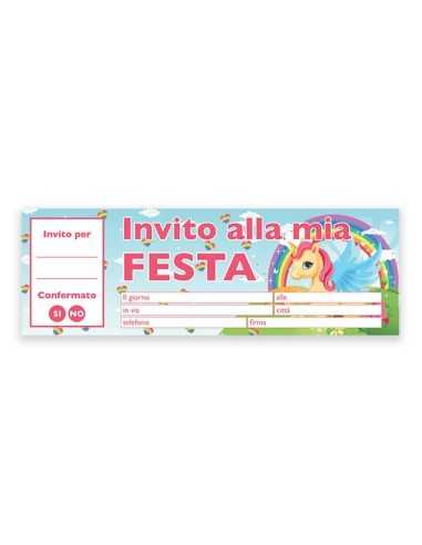 Tickets, invitations, Unicorn, 20 pcs WON62031 New Bama Party | Futurartshop.com