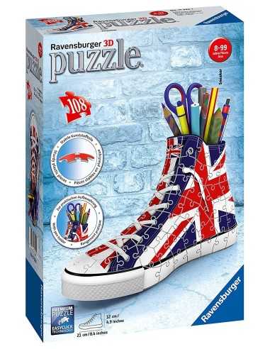 Puzzle 3D sneaker union jack 108 pezzi RAV112227 Ravensburger | Futurartshop.com
