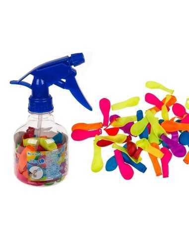 Water bombs with plastic pump 80 balloons 17 inches OTB43/8989 Out of The Blue | Futurartshop.com