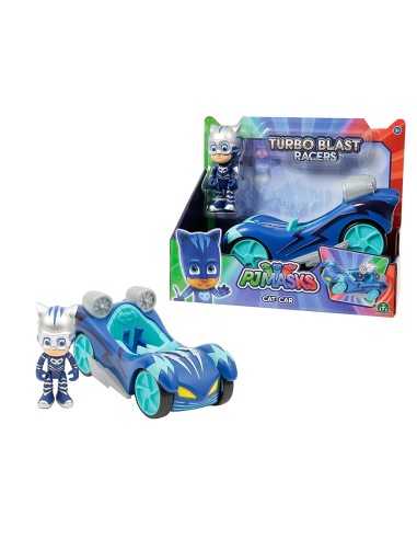 Vehicle turbo blast glider pj masks gattomobile with character GIOPJM44000/2 Giochi Preziosi | Futurartshop.com