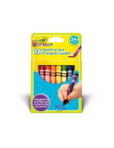 Crayola 16 pastelloni triangolari mini kids 2115764550369 Crayola | Futurartshop.com