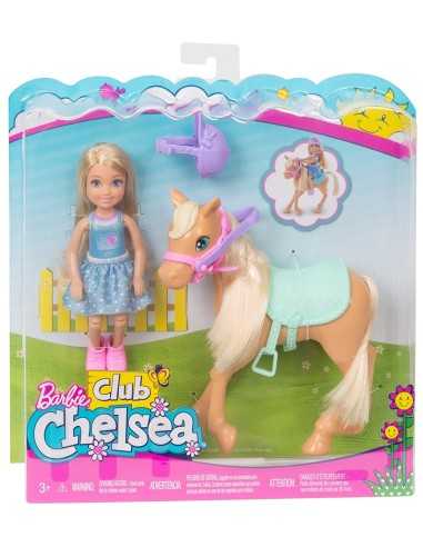 Barbie club bambola chelsea con pony MATDYL42 Mattel | Futurartshop.com