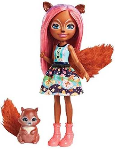 Enchantimals bambola sancha squirrel e stumper MATFNH22/FMT61 Mattel | Futurartshop.com