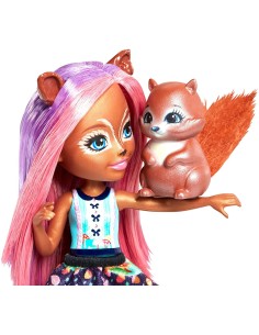 Enchantimals bambola sancha squirrel e stumper MATFNH22/FMT61 Mattel | Futurartshop.com 2