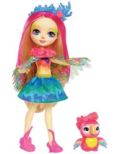 Enchantimals bambola peeki il pappagallo e sheeny MATFNH22/FJJ21 Mattel | Futurartshop.com
