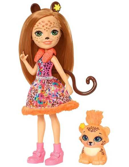 Enchantimals doll cherish cheetah, and quick quick MATFNH22/FJJ20 Mattel | Futurartshop.com