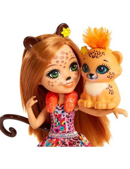 Enchantimals doll cherish cheetah, and quick quick MATFNH22/FJJ20 Mattel | Futurartshop.com