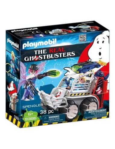 Playmobil 9386 Ghostbusters Spengler con veicolo acchiappafantasmi PLA9386 Playmobil | Futurartshop.com