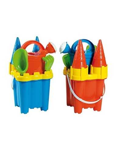 Box sea bucket castle with accessories 2 colors AND1407-0000 Androni | Futurartshop.com