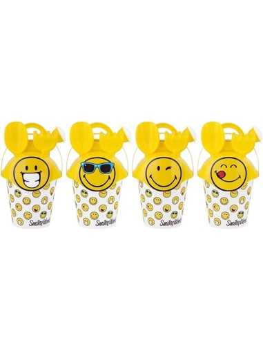 Beach Set bucket smiley 4 models AND1261-0SML Androni | Futurartshop.com