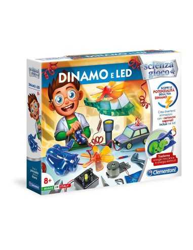 Science and game kit dynamo and led CLE19041 Clementoni | Futurartshop.com