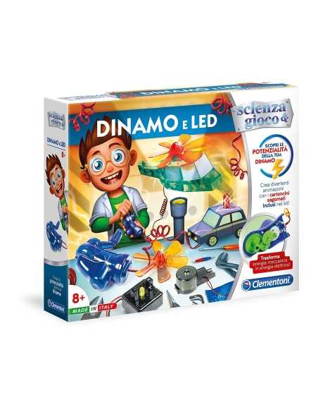 Science and game kit dynamo and led CLE19041 Clementoni | Futurartshop.com