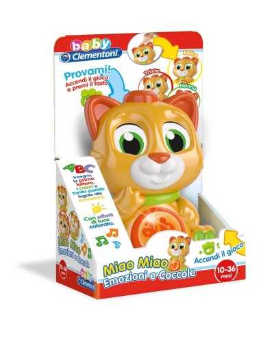 Kitten interactive miao miao emotions and pampering CLE17219 Clementoni | Futurartshop.com