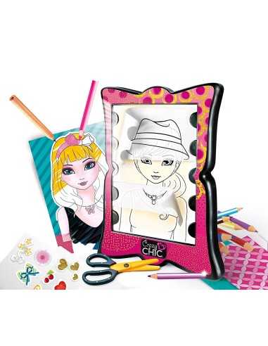 Crazy chic lavagna luminosa crazy stylist CLE15198 Clementoni | Futurartshop.com