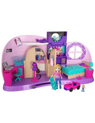 Polly Pocket playset trasformabile - cameretta di Polly MATFRY98 Mattel | Futurartshop.com