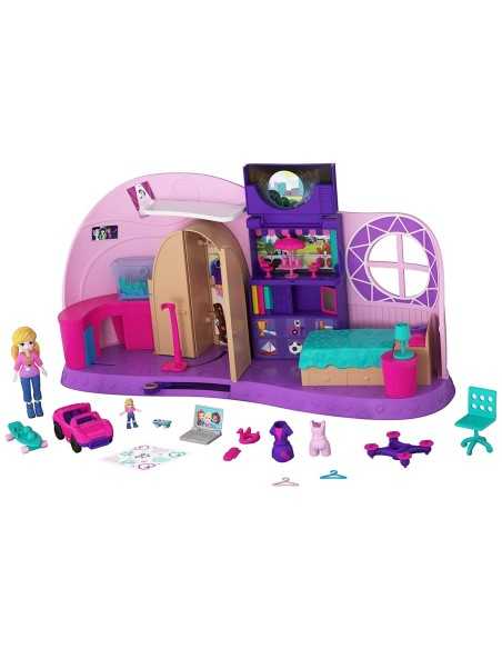 Polly Pocket playset trasformabile - cameretta di Polly MATFRY98 Mattel | Futurartshop.com