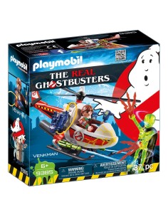 Playmobil 9385 Ghostbusters venkman with helicopter PLA9385 Playmobil | Futurartshop.com