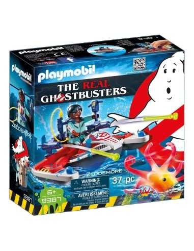 Playmobil 9387 Ghostbusters character zeddemore with water scooter PLA9387 Playmobil | Futurartshop.com