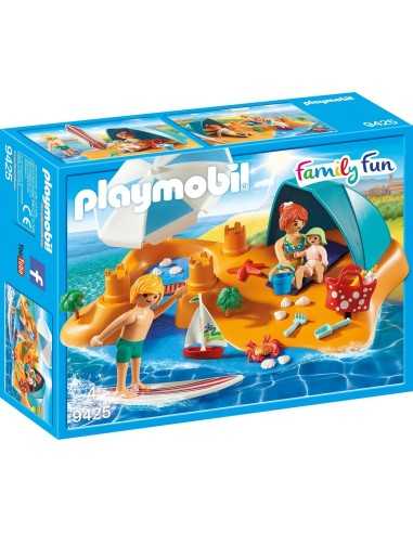 Playmobil 9425 Famiglia in spiaggia con accessori PLA9425 Playmobil | Futurartshop.com