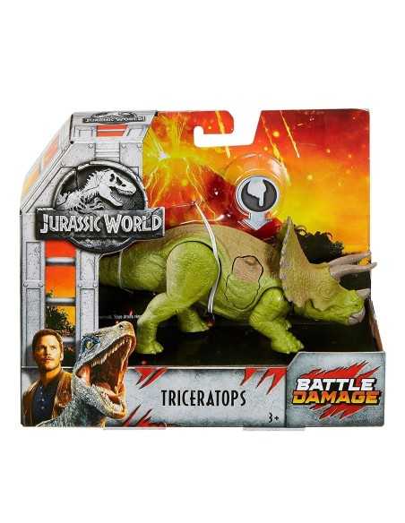 Jurassic World - Ferite da combattimento - Dinosauro Triceratops MATFNB31/FNB38 Mattel | Futurartshop.com