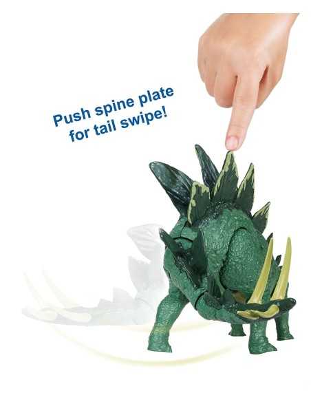 Jurassic World azione e attacco - Stegosaurus MATFMW87/FMW88 Mattel | Futurartshop.com