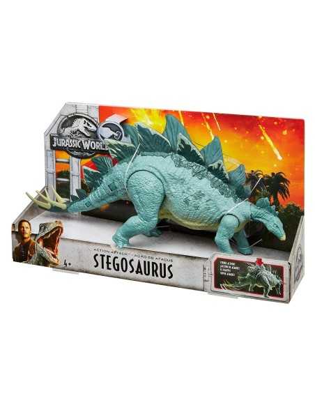 Jurassic World azione e attacco - Stegosaurus MATFMW87/FMW88 Mattel | Futurartshop.com