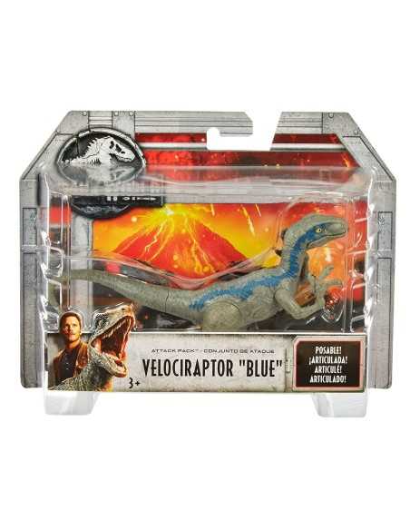 Jurassic World attacco giurassico - Velociraptor blu MATFPF11/FPF12 Mattel | Futurartshop.com