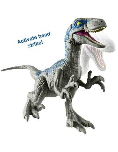 Jurassic World attacco giurassico - Velociraptor blu MATFPF11/FPF12 Mattel | Futurartshop.com