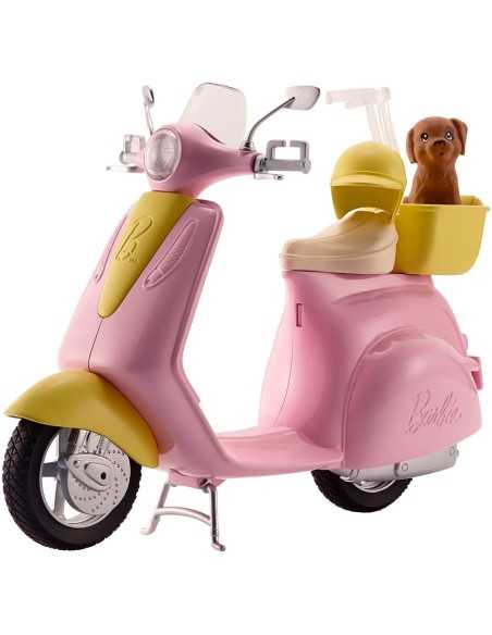 Barbie scooter pink with puppy MATFRP56 Mattel | Futurartshop.com