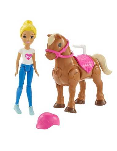 Barbie club Chelsea Bambola con pony marrone MATFHV60/FHV63 Mattel | Futurartshop.com
