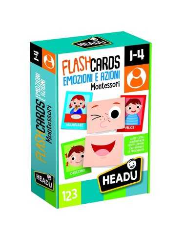 Flashcards Montessori's First Discoveries HEAIT20577 Headu | Futurartshop.com