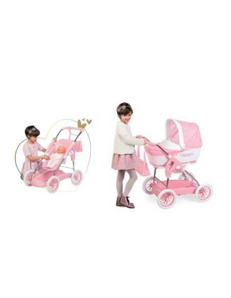 Inglesina carrozzina piccolo combi rosa SIM7600250582 Smoby | Futurartshop.com