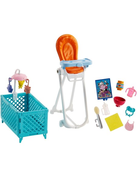 Barbie Skipper Babysitters bambola con culla MATFHY97/FHY98 Mattel | Futurartshop.com