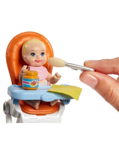 Barbie Skipper Babysitters bambola con culla MATFHY97/FHY98 Mattel | Futurartshop.com
