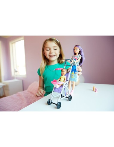 Barbie Skipper Babysitter Doll with baby stroller MATFHY97/FJB00 Mattel | Futurartshop.com
