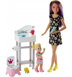 Barbie-Skipper-Babysitter Puppe mit töpfchen FHY97/FJB01 Mattel- Futurartshop.com