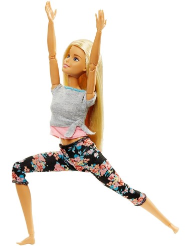 Barbie Doll jointed Made To Move blond MATFTG80/FTG81 Mattel | Futurartshop.com