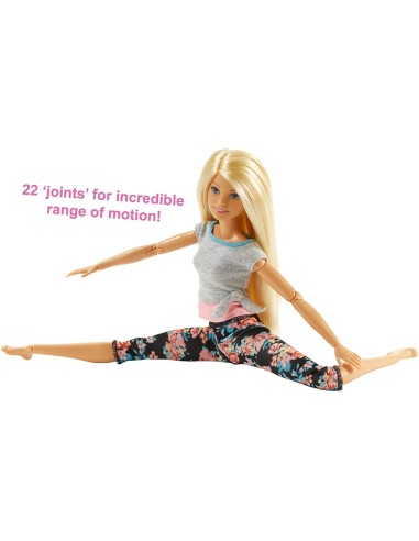 Barbie Bambola snodata Made To Move blond MATFTG80/FTG81 Mattel | Futurartshop.com