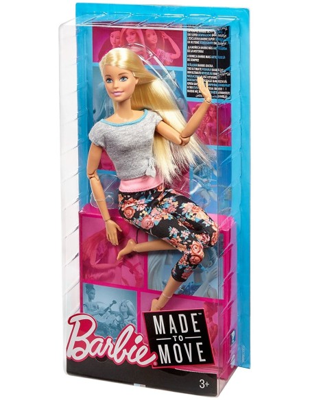 Barbie Doll jointed Made To Move blond MATFTG80/FTG81 Mattel | Futurartshop.com